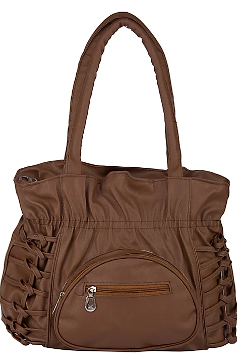 Woman brown hand-held bag uploaded by business on 10/14/2020