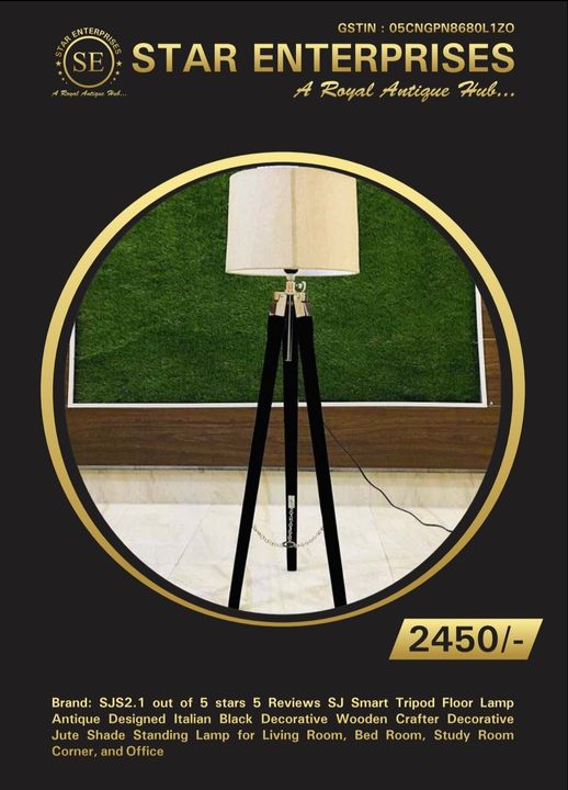 Tripod floor lamp uploaded by business on 3/15/2022