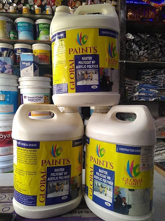 Global waterproofing WP polymer chemical , 5ltr uploaded by business on 6/13/2020
