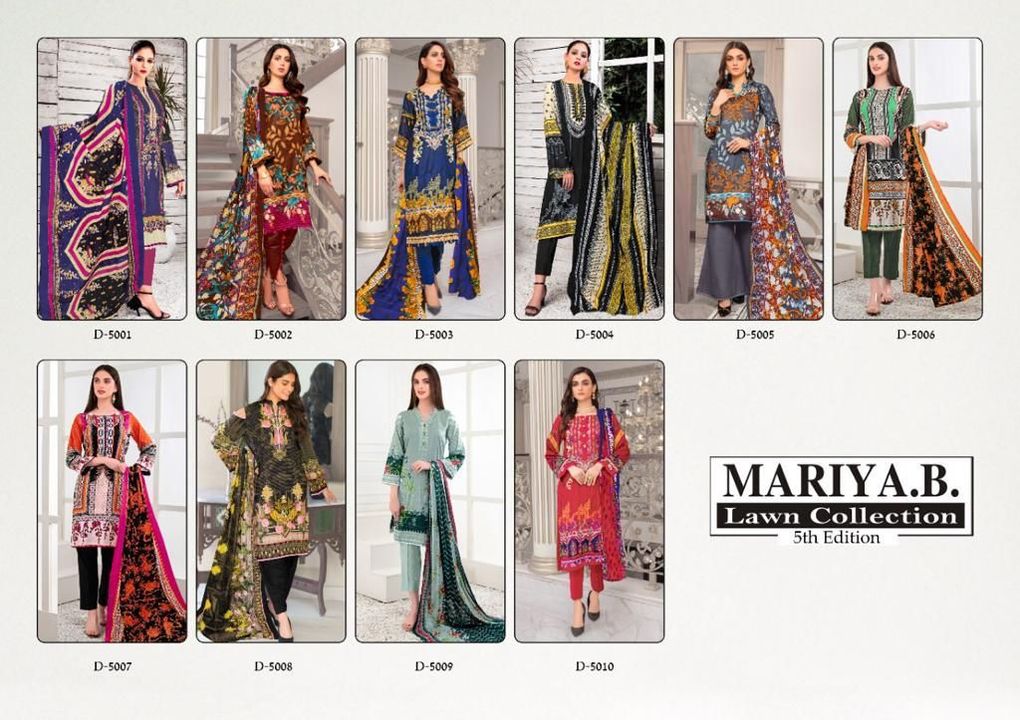 Mariya B Lawn Collection 5th Edition uploaded by Azima Faizy Ladies Emporium on 3/16/2022