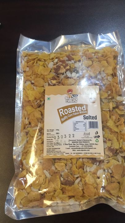 Roasted corn flakes mixture salted  uploaded by business on 3/16/2022