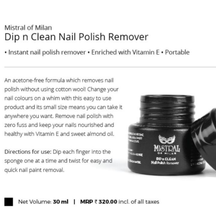 Dip n clean nail polish remover uploaded by SocialSeller _beauty_and_helth on 3/16/2022