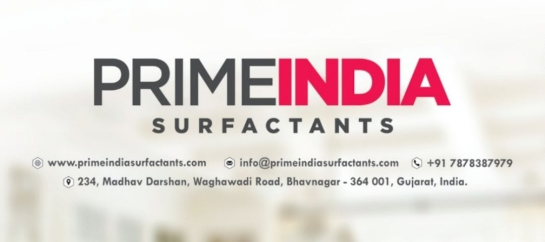 Factory Store Images of Prime India Surfactants