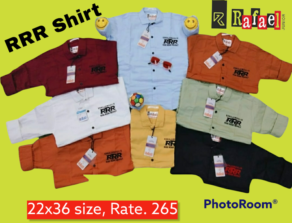 Boys shirts  uploaded by ROOPALI COLLECTION , HYDERABAD, Telangana  on 3/16/2022