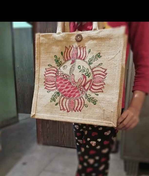 Jute handbag uploaded by Sshradha shop on 3/16/2022