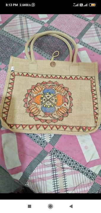 Jute bag uploaded by Sshradha shop on 3/16/2022