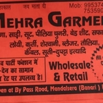 Business logo of Mehra garment