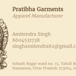 Business logo of Pratibha Garments