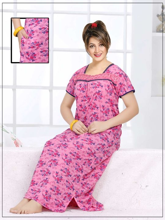 Product image with price: Rs. 180, ID: cotton-nighty-d00a180a