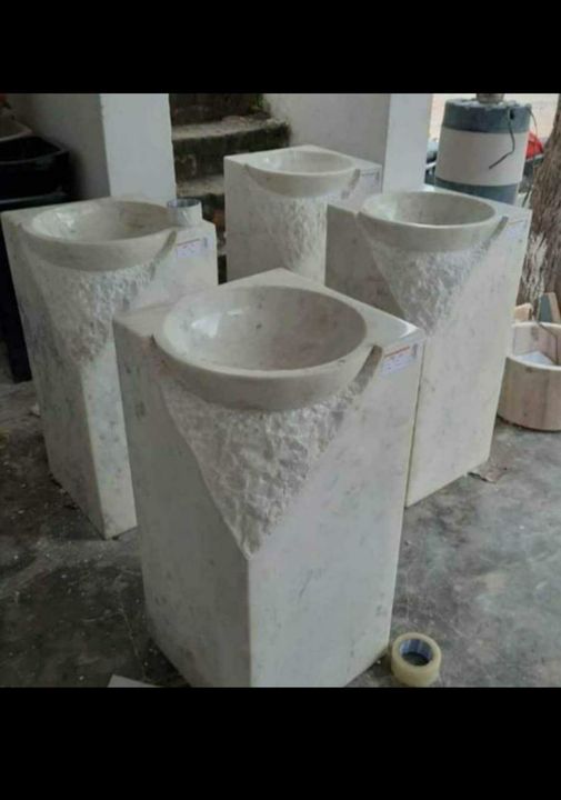 Stone pedestal wash basin  uploaded by SS Stone on 3/17/2022