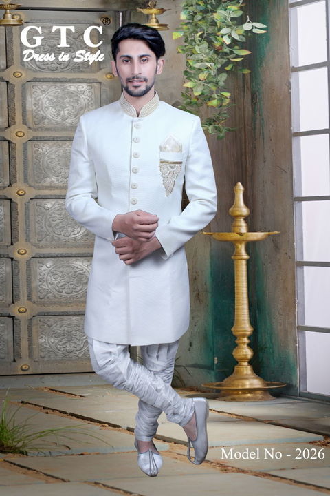 Graceful GTC- Classic Sherwani uploaded by AMBE COLLECTIONS  on 3/17/2022