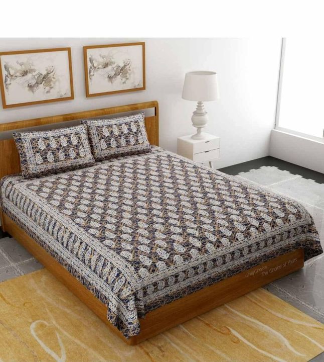 Double bed bedsheet uploaded by Aarna textiles on 3/17/2022