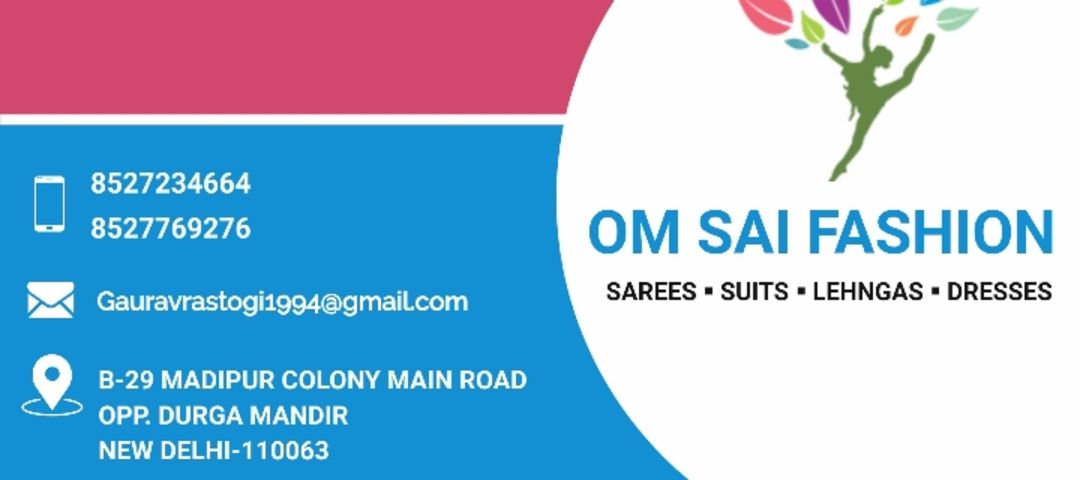 Visiting card store images of Om sai fashion