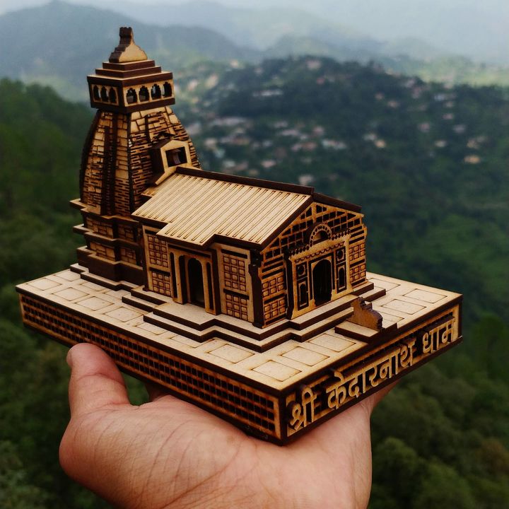 3D Wooden Kedarnath uploaded by Uttarakhand Box on 3/17/2022