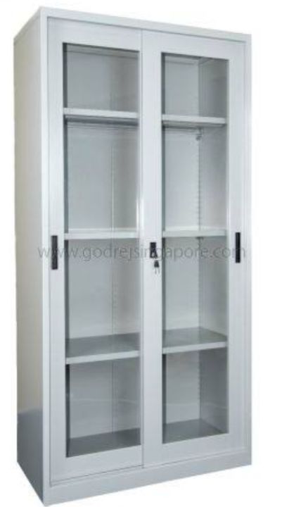 Glass door cabinet uploaded by Vinod Steel and wooden furniture  on 3/17/2022