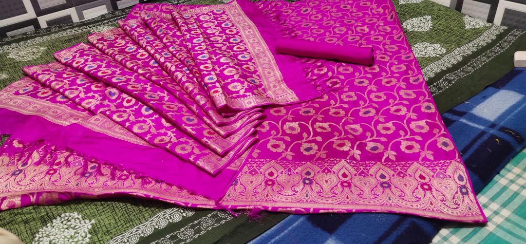 Banarasi silk katan suits  uploaded by T.s. fashion HOUSE  on 3/17/2022