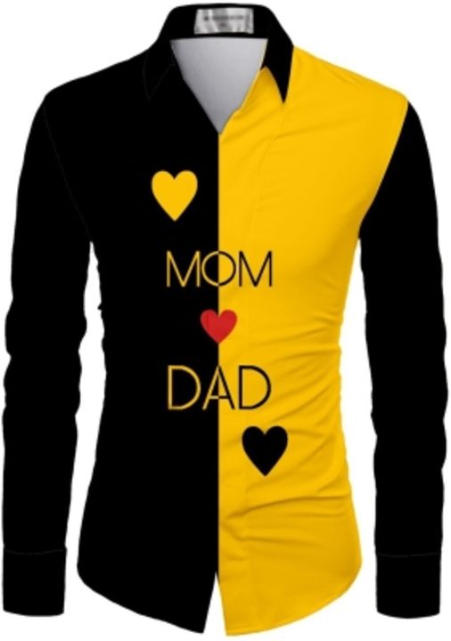 Men Printed Casual Yellow, Black Shirt uploaded by business on 3/17/2022