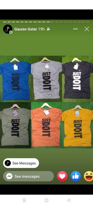 DryFit Sports T-shirts  uploaded by G_star on 3/17/2022