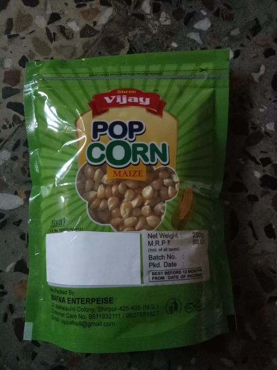 Pop Corn Maize  uploaded by Bafna Enterprises on 3/18/2022