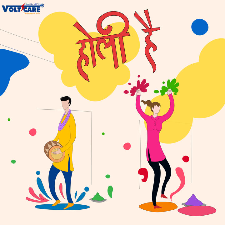 Post image Voltcare wishes you all a very Happy Holi!!