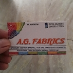 Business logo of A g fabrics