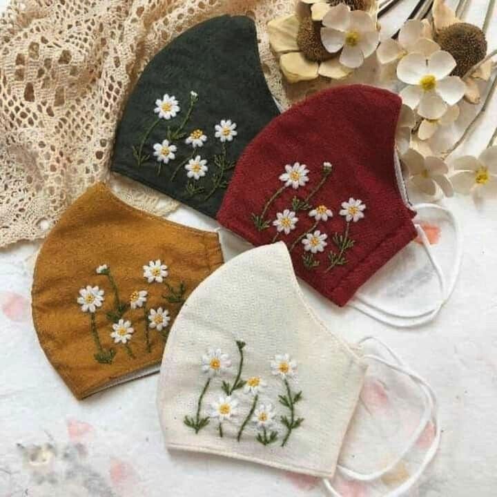 Embroidery Mask uploaded by The_scrunchies_shop on 3/18/2022