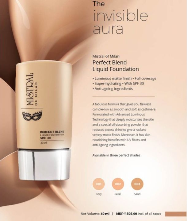 Perfect blend liquid foundation uploaded by SocialSeller _beauty_and_helth on 3/18/2022