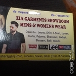 Business logo of Zia garments