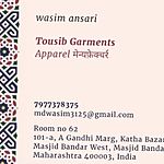 Business logo of Tousib garments