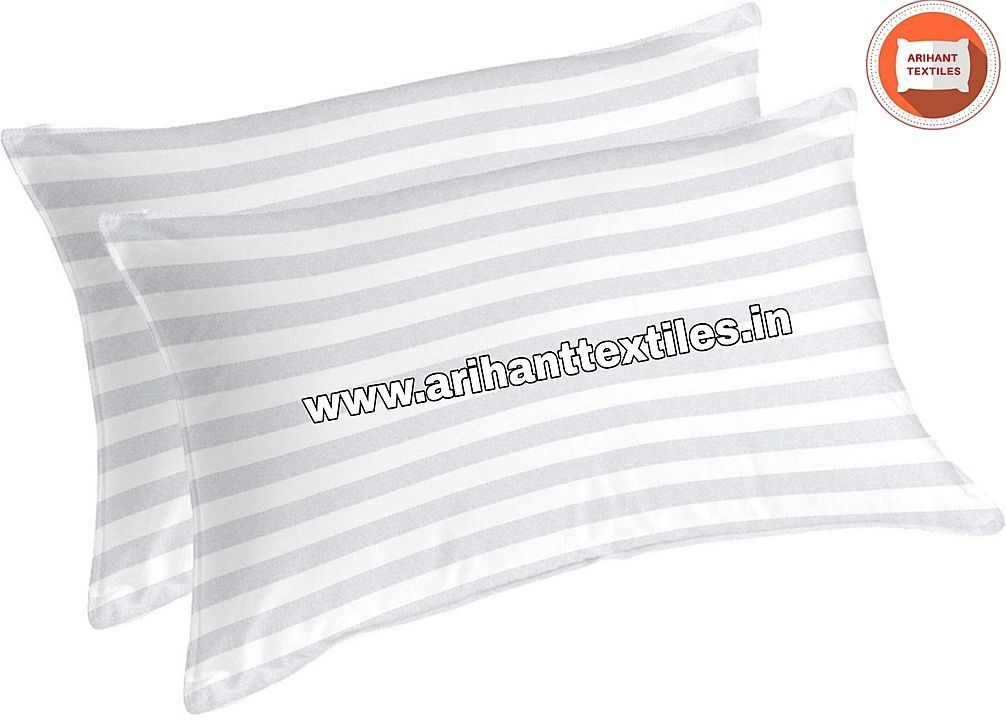 Striped Pillow 16x26in (with Vaccum Packing & Poster) uploaded by Arihant Textiles on 10/14/2020