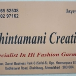 Business logo of Chintamani creation
