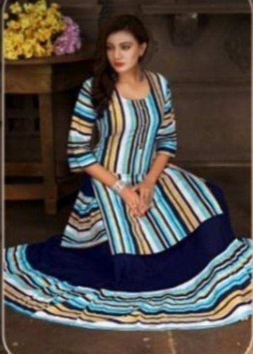 Post image Long kurta skirt pattern available