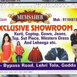 Business logo of Memsaheb only for Ladies Wear