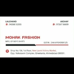 Business logo of Mohak Fashion