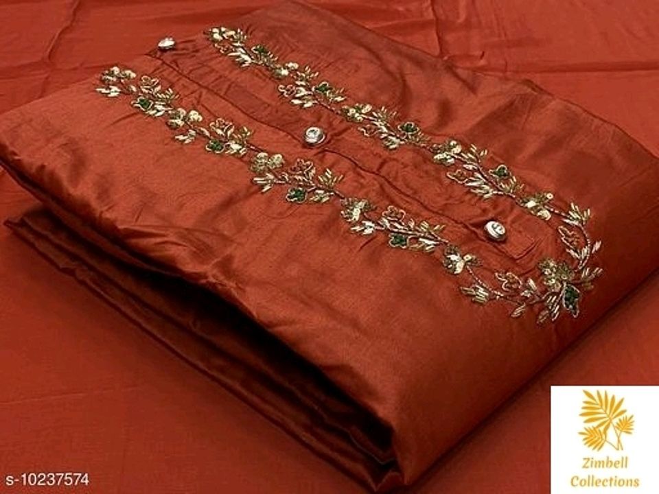Salwar suit dress material uploaded by Zimbell collections on 10/14/2020