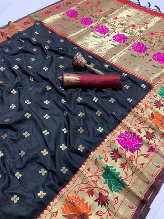 Kanchipuram saree  uploaded by Krishna fashion on 3/19/2022