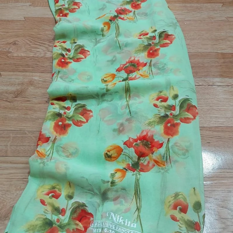 Floral Print Saree  uploaded by business on 3/19/2022