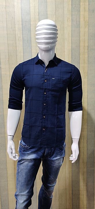 Casual shirt 
Valvet self design plain
Premium fabric uploaded by business on 10/14/2020