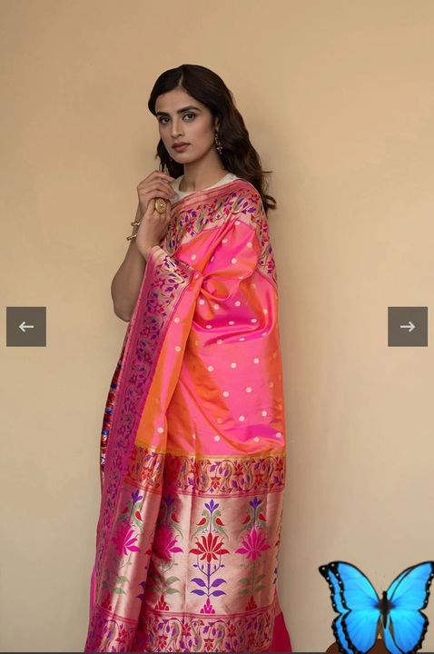 Product image with price: Rs. 1600, ID: pure-pathani-silk-sarees-5d00b395