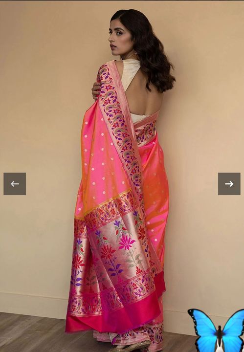 Pure pathani silk sarees uploaded by Clothing on 3/19/2022