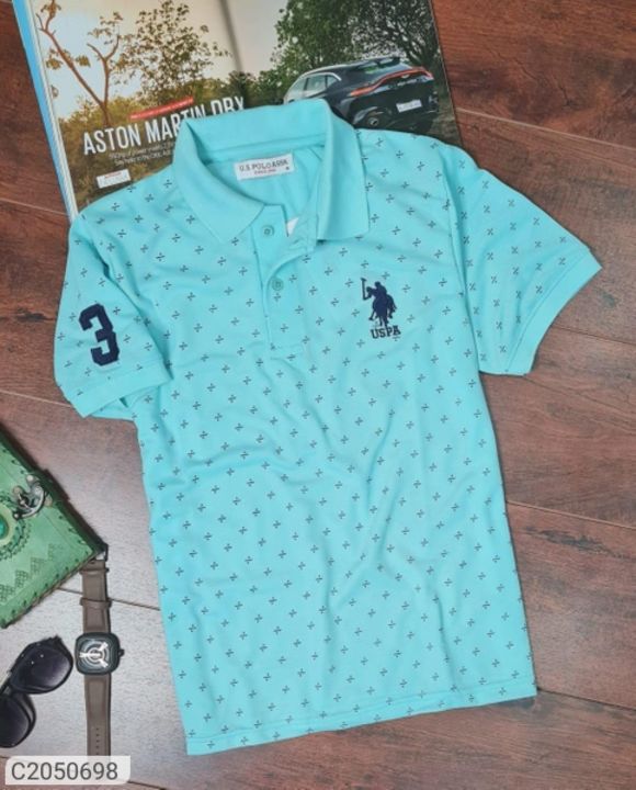 *Catalog Name:* Cotton Printed  Half Sleeves Polo T-Shirts

*Details:*
Product Name: Cotton Printed  uploaded by Sai multicollection on 3/19/2022