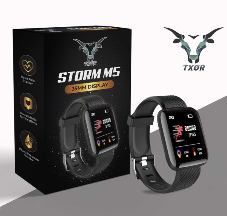 TXOR Storm M5 35mm Screen Black Smartwatch uploaded by The Fashion Factory on 3/19/2022