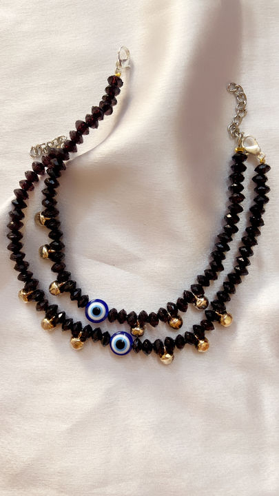 Evil eye anklet pair uploaded by Swarg collection on 3/19/2022
