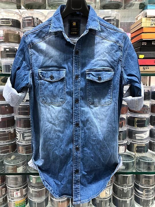 Denim lycra shirt uploaded by Unique collection on 10/14/2020