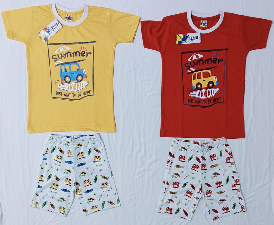 Boys top and short pant set uploaded by Kids Garments on 3/19/2022