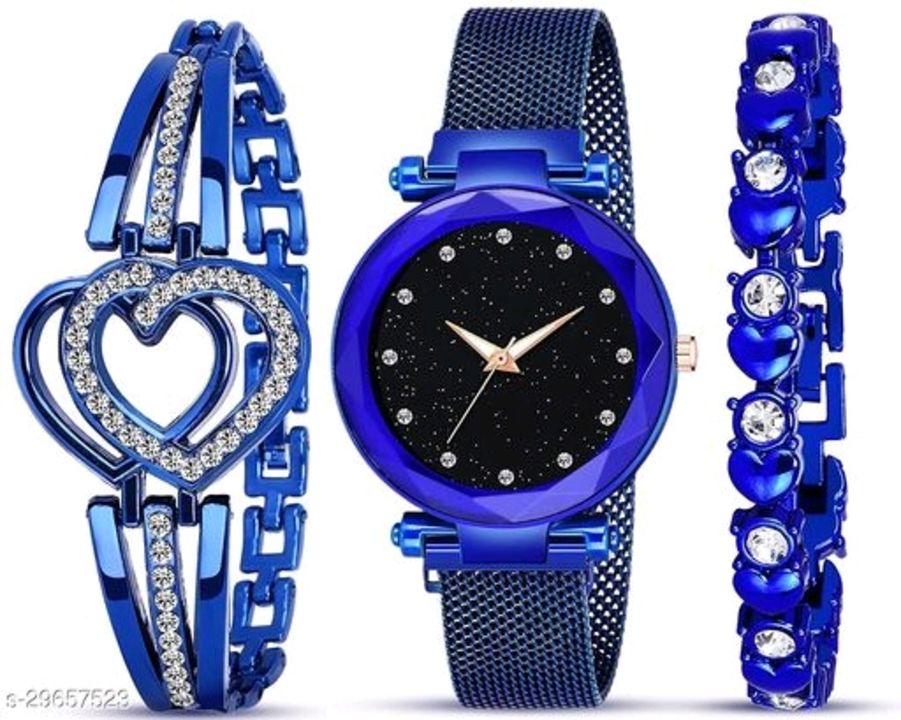 Post image Woman stylish watch and bracelet....