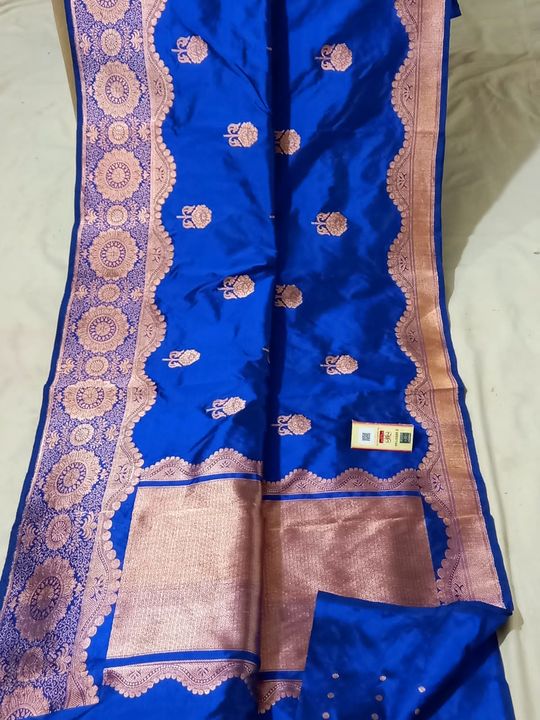 Peur silk Banarasi saree uploaded by S Hasan & co on 3/19/2022