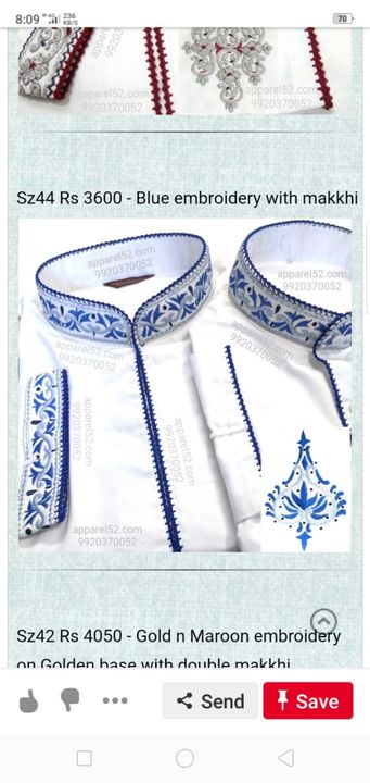 Post image All types of embroidery job work undertaken at reasonable rates