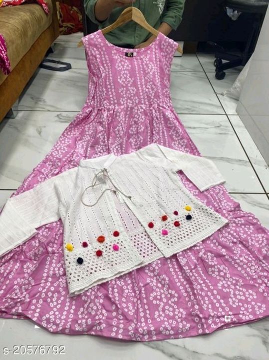 Cotton kurties suits kurtas long frock guwn gown guns women new collection  uploaded by shiva shop on 3/20/2022