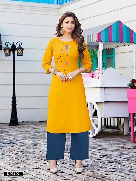 Post image Presenting Causal Wear Kurtis

Fabric Detail
Kurti - Rayon Slub

Type - Stitched
Size - M-38,L-40,Xl-42,2xl-44

Work - Embroidery

Length - 42 Inch

Single Rate - 385/-With Gst
.
Ship Extra - 60₹ All India

*Dispatch Time - Same Day*

      • Cash On Delivery Available📦
      • Return Policy Available(T&amp;C)🚛
      • World Wide Shipping Available✈️
